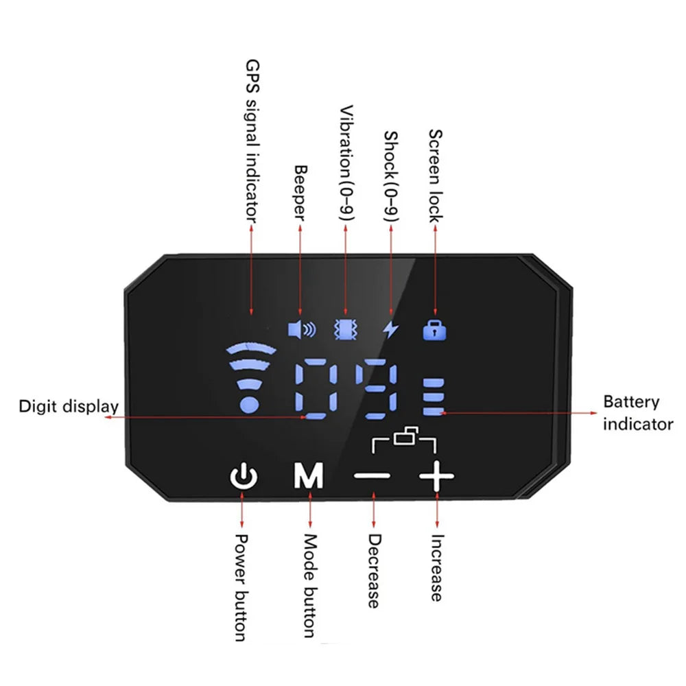 1000m GPS Dog Fence Training Waterproof