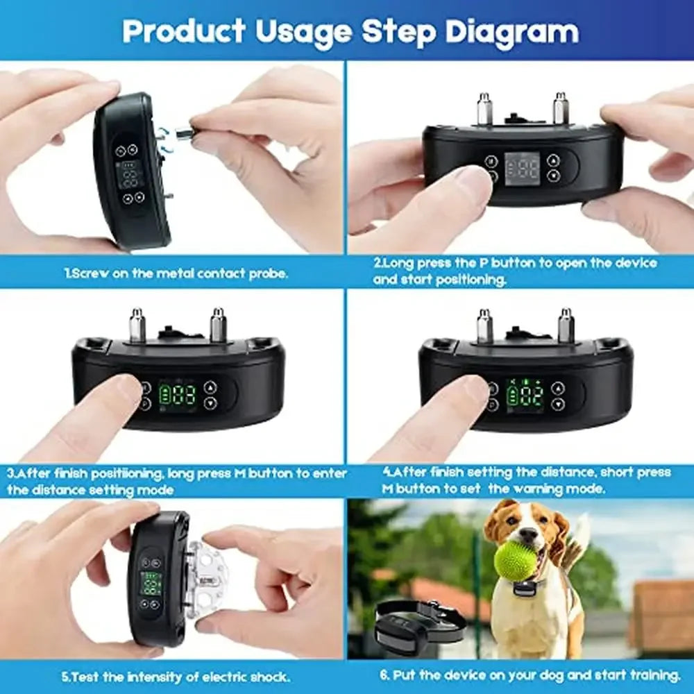 Wireless GPS Electric Dog Collar Fence