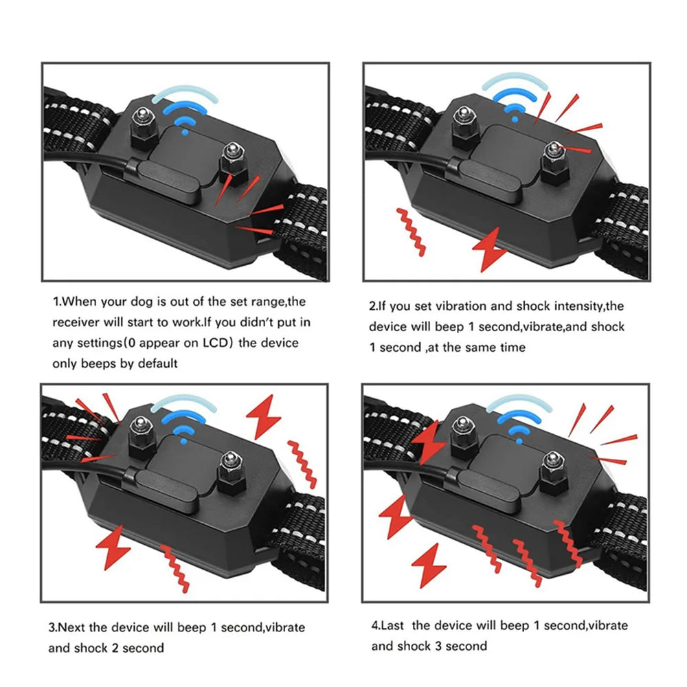 1000m GPS Dog Fence Training Waterproof