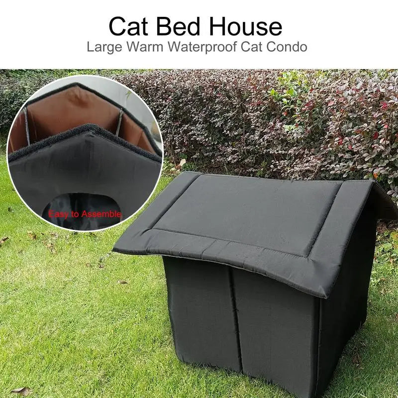 Foldable Cat House, Waterproof Pet House ,For Small Dogs, Kitten, Puppy.