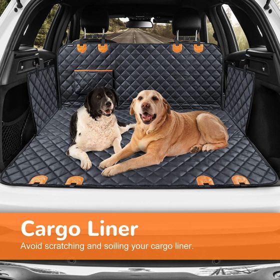 Dog Car Seat Cover for Back Seat, 100% Waterproof